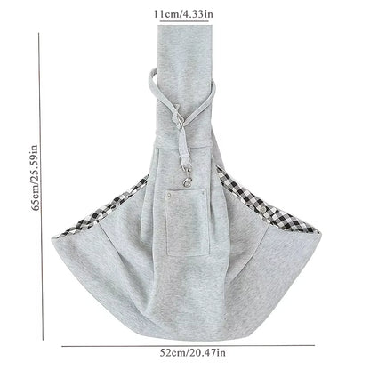 Outdoor Pet Carrier Bag - Adjustable Crossbody Shoulder Strap,Casual Pet Outing | Stylish Pet Bag | Comfortable Pet Transport