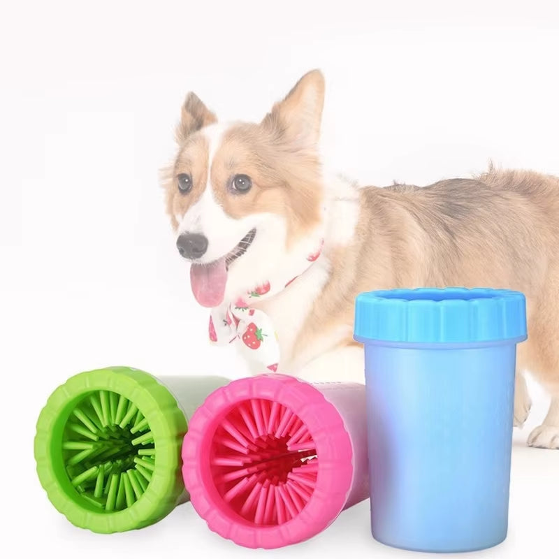 Pet Foot Washing Cup Dog Bath Magic Cat Puppy Foot Cup Wash Paw Cleaning Free Scrub Automatic Foot Wash Pet Cup Pet Dog Products